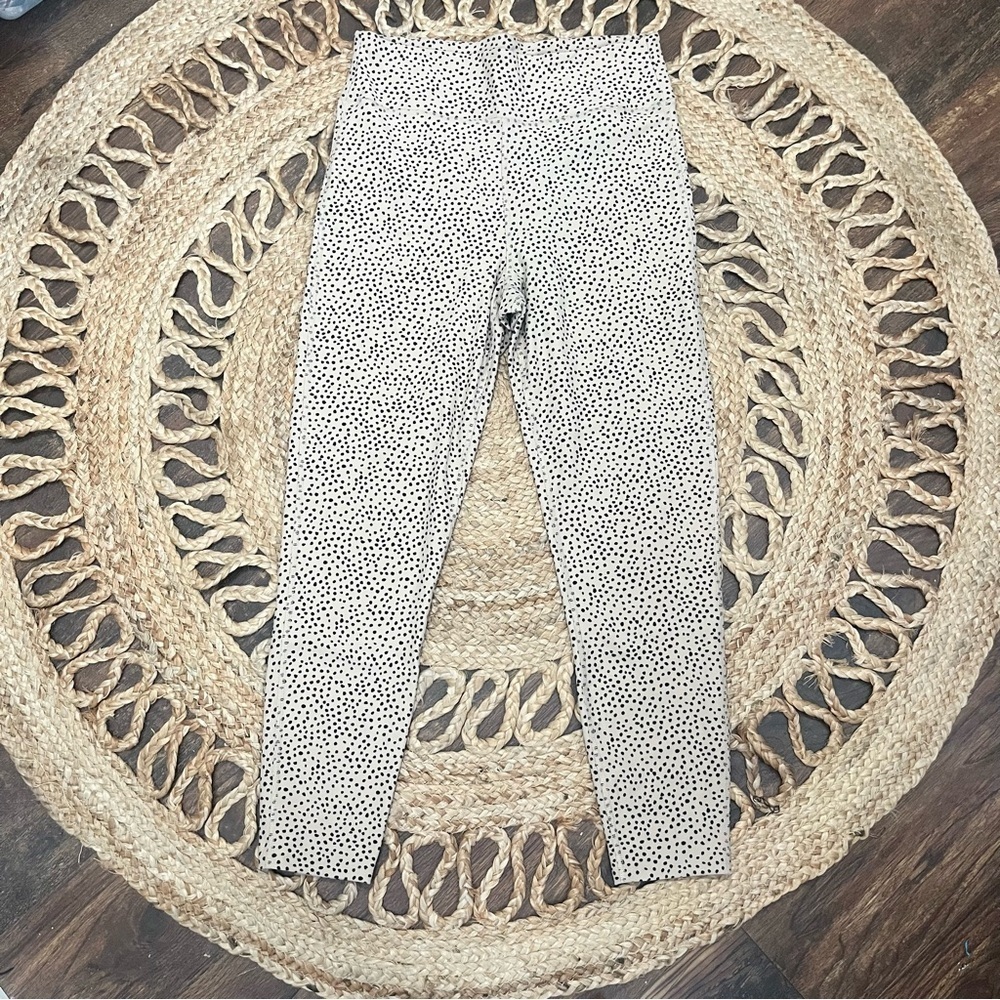 Abercrombie & Fitch Women's Tan Leopard Print Leggings Size Large